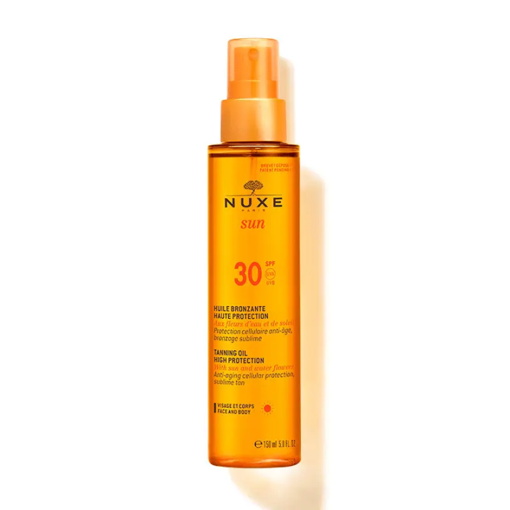 NUXE SUN ACEITE BRONCEADOR ROSTRO Y CUERPO SPF 30 1 ENVASE 150 ML