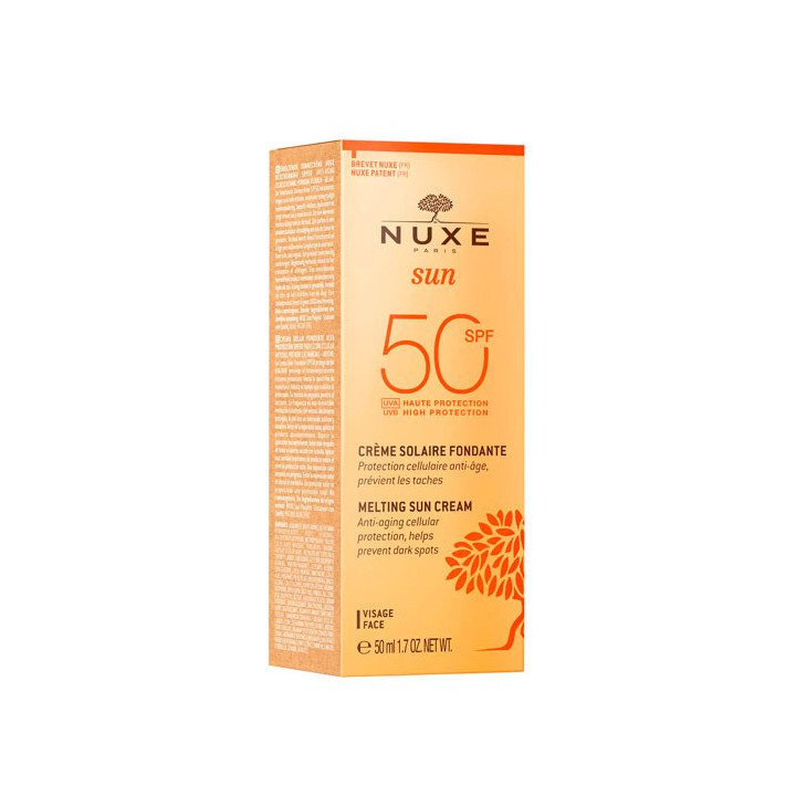 NUXE SUN CREMA SOLAR FUNDENTE ROSTRO SPF 50+ 1 TUBO 50 ML